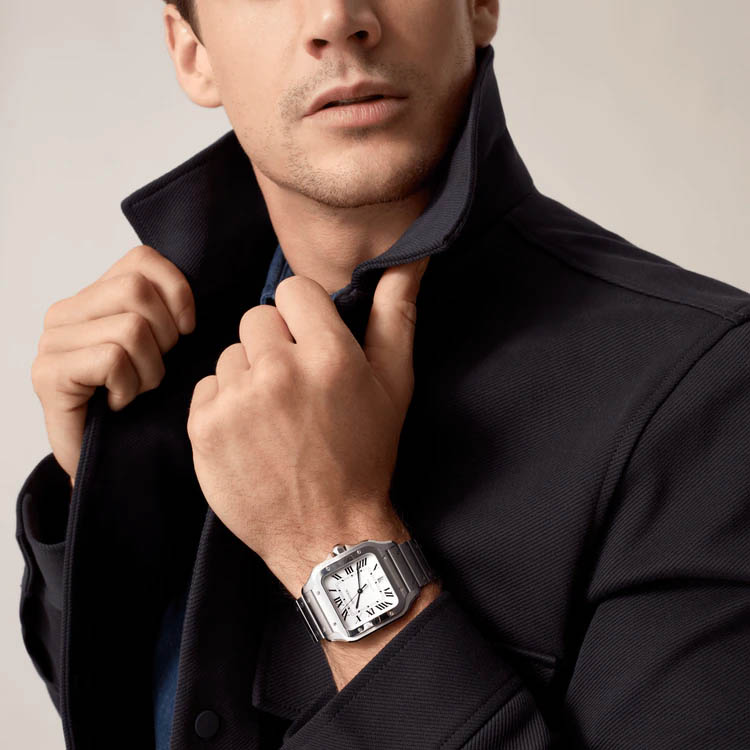 biểu tượng đồng hồ Cartier Santos