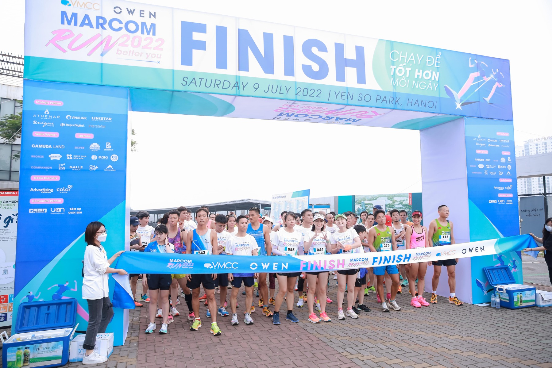 Giải chạy “VMCC MARCOM RUN 2022 – BETTER YOU” được tổ chức sáng ngày 09/7/2022 tại Yên Hòa (Hà Nội) 