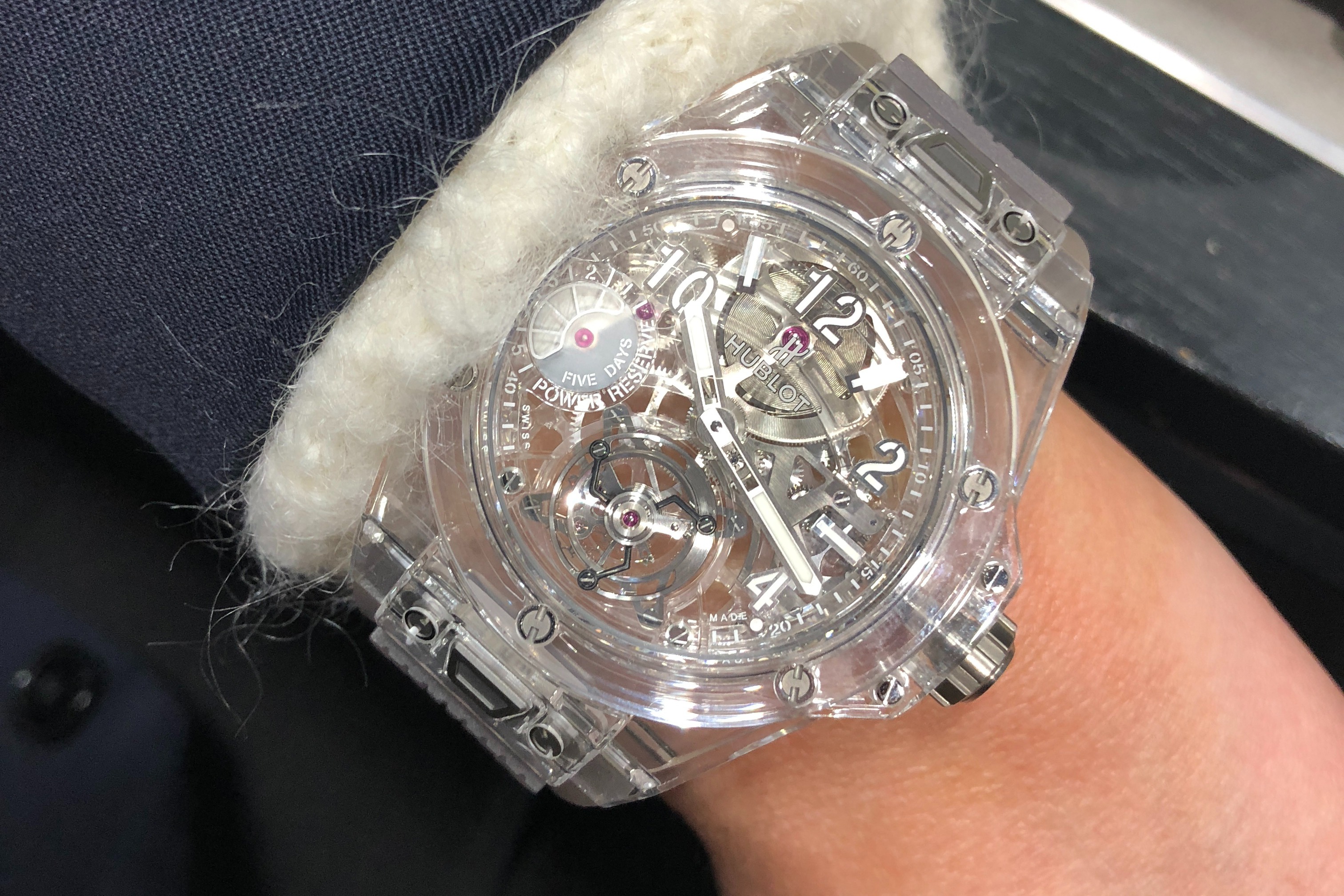 Hublot Sapphire Big Bang Tourbillon Power Reserve 5 Days