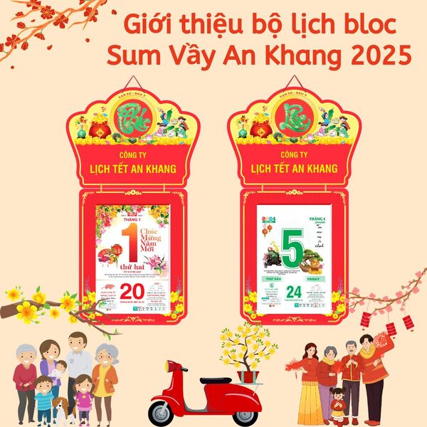 Bo lich cho nam mới