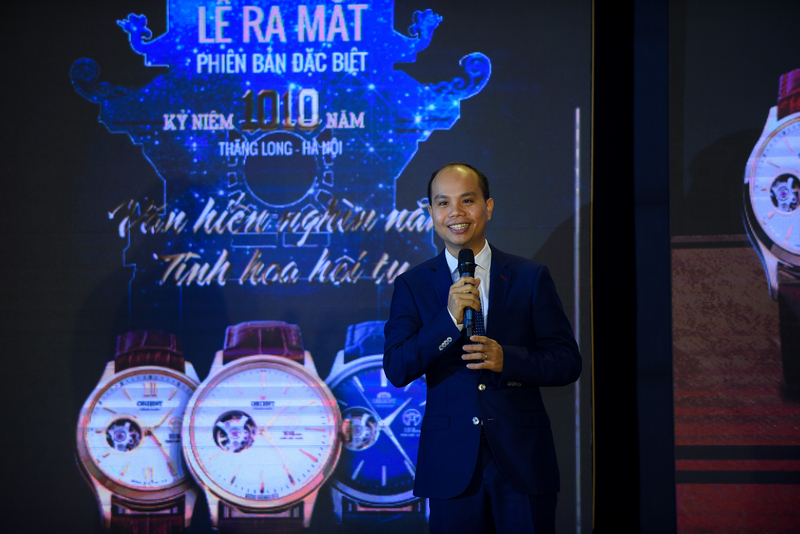 Ông Bùi Tuấn Minh - Giám đốc điều hành công ty Tân Hải Minh giới thiệu Orient 1010