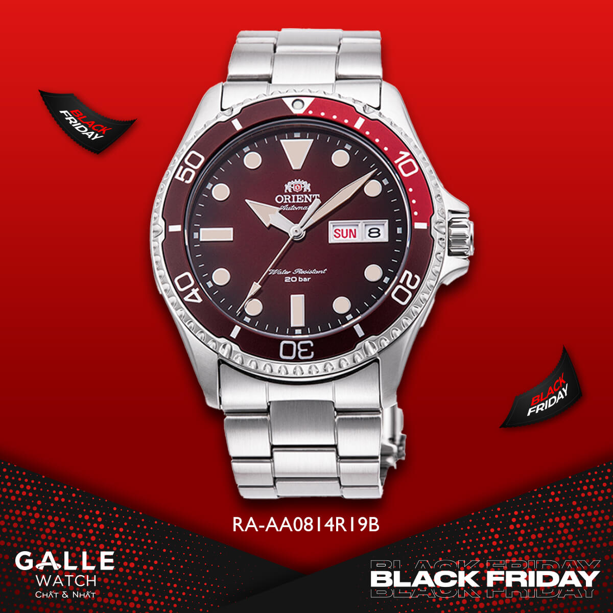Đồng hồ Orient Mechanical Sport Mako RA-AA0814R19B