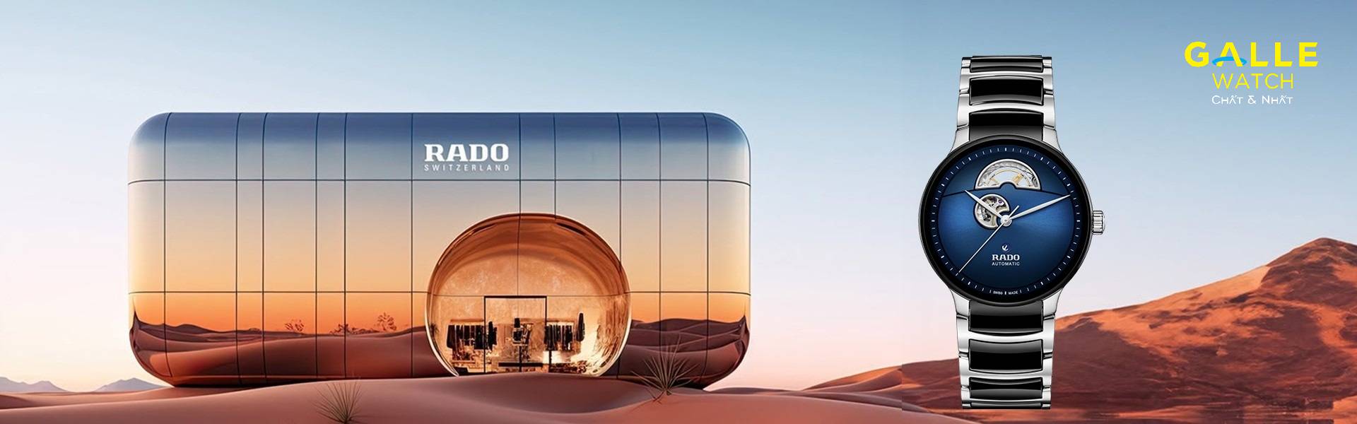 Rado tự hào với hàng chục giải thưởng về thiết kế với những đồng hồ của mình