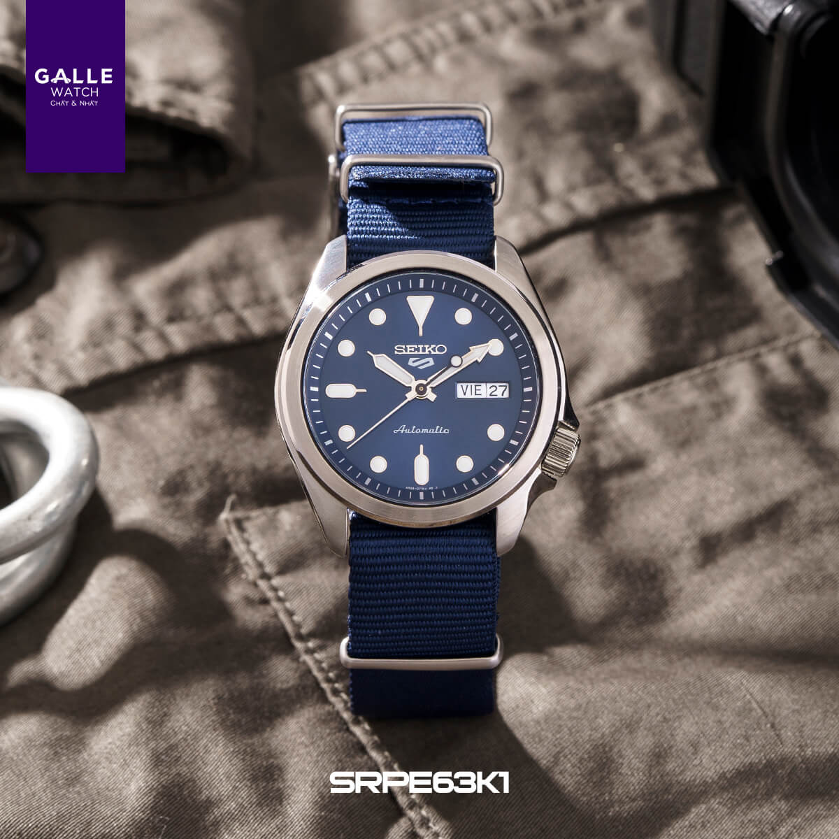 Đồng hồ nam Seiko 5 Sports SRPE63K1