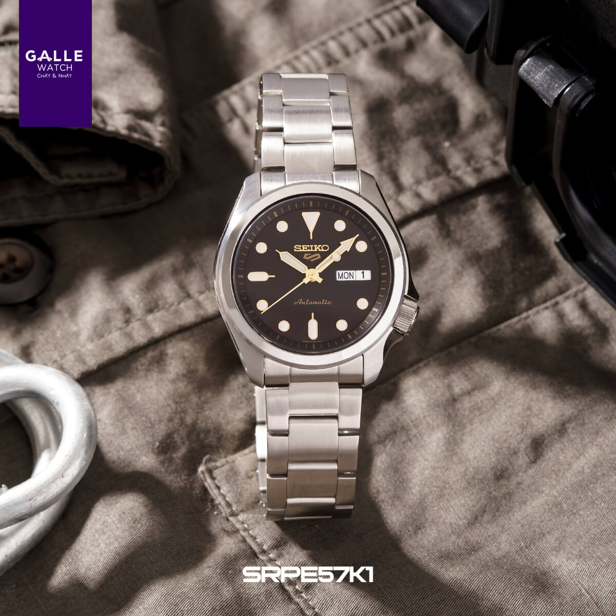 Đồng hồ nam Seiko 5 Sports SRPE57K1