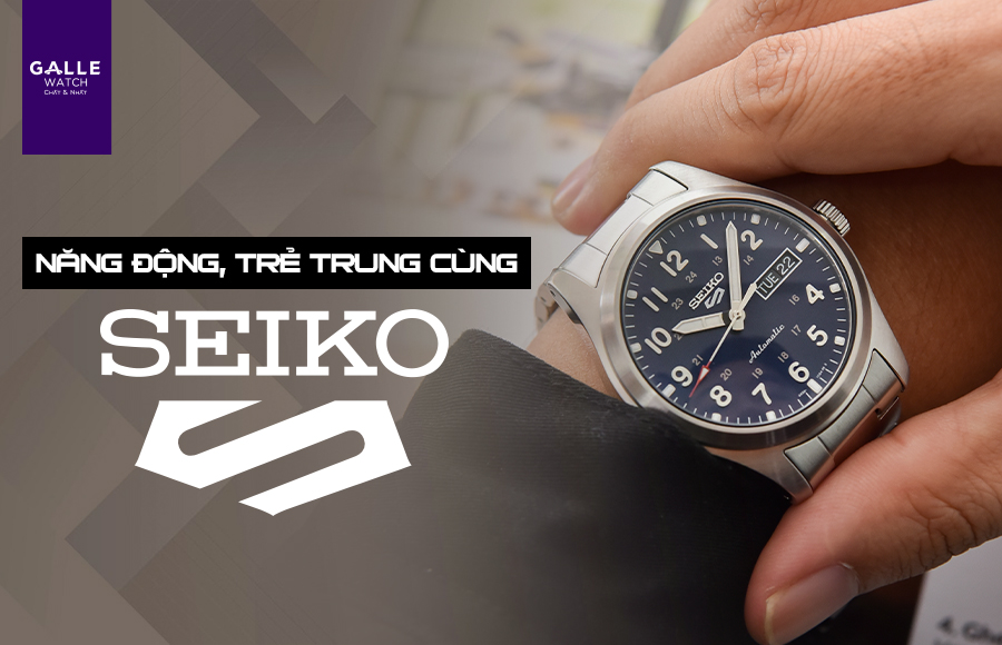 Năng động, trẻ trung cùng đồng hồ Seiko 5 Sports