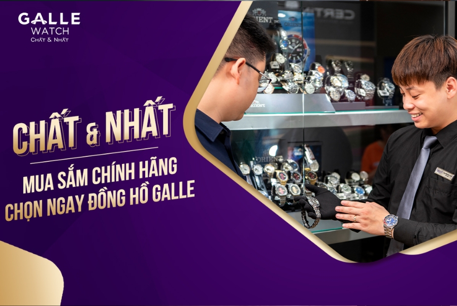 Mua đồng hồ chính hãng đến với Đồng Hồ Galle