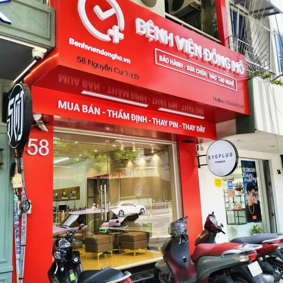 Đánh bóng đồng hồ chọn Bệnh viện đồng hồ