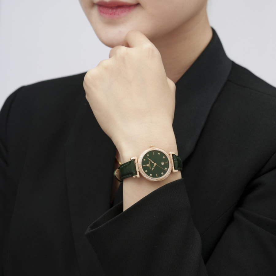 Đồng hồ Nữ Ernest Borel Galaxy E0107L0B-QR9L