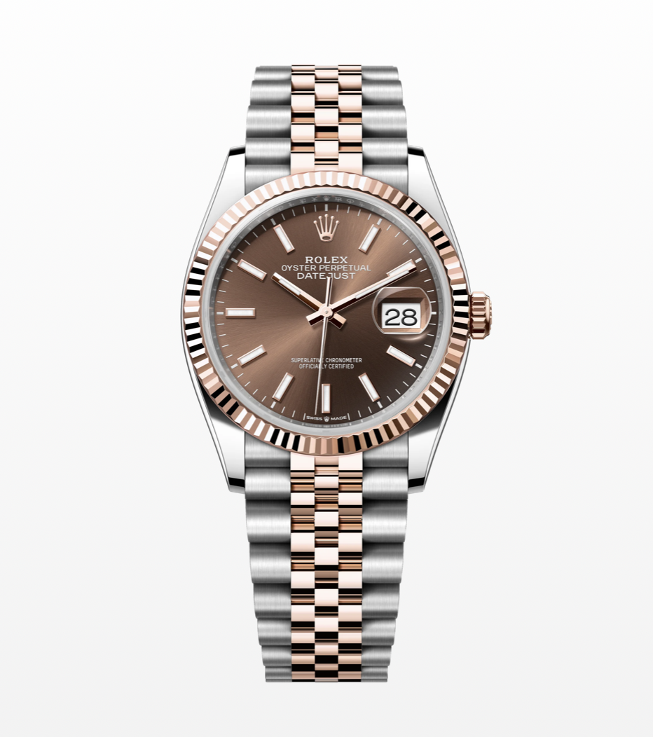Rolex Datejust Steel Everose Gold