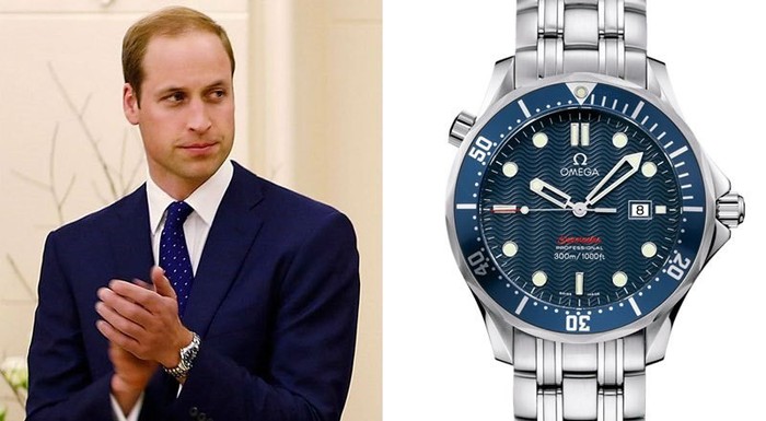 đồng hồ và hoàng tử William