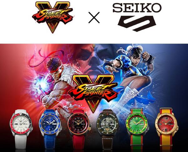 Seiko 5 Sports x street fighter