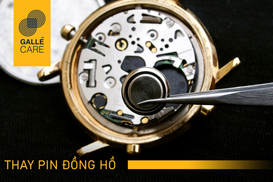 Bạn có thể yên tâm 100% khi lựa chọn thay pin tại đồng hồ Galle
