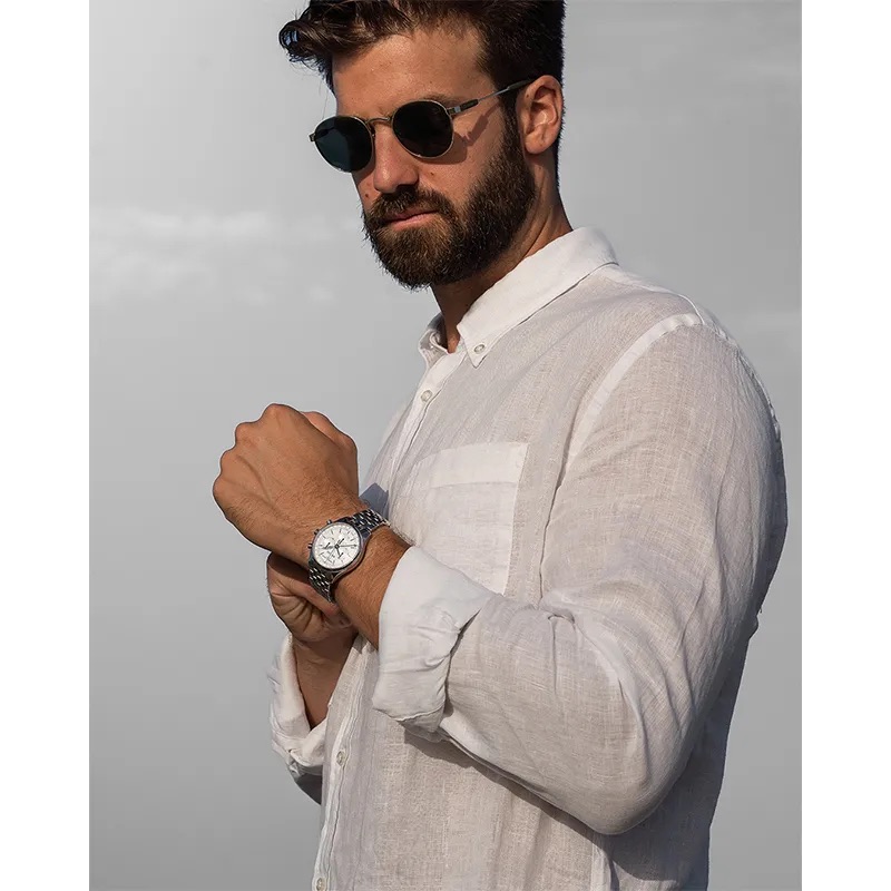 Đồng hồ Nam Frederique Constant CLASSICS QUARTZ CHRONOGRAPH TRIPLE CALENDAR FC-296SW5B6B