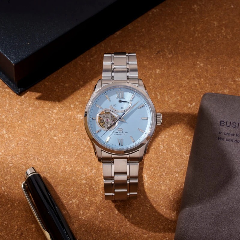 Đồng hồ Nam Orient Star Contemporary Open Heart RE-AT0019L00B