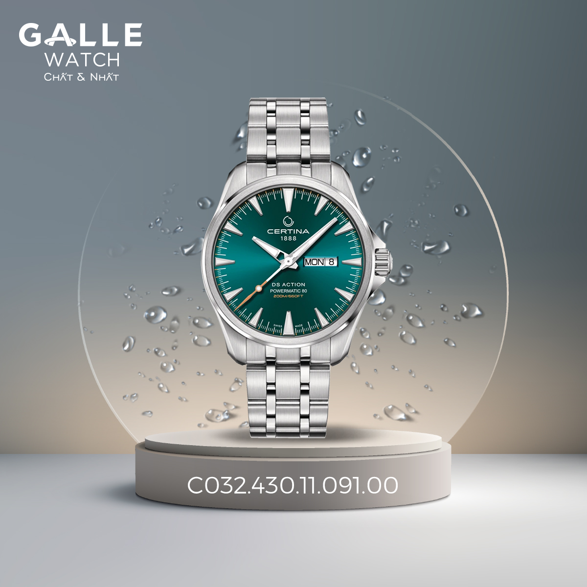 Đồng hồ nam Certina Ds Action Day-Date
