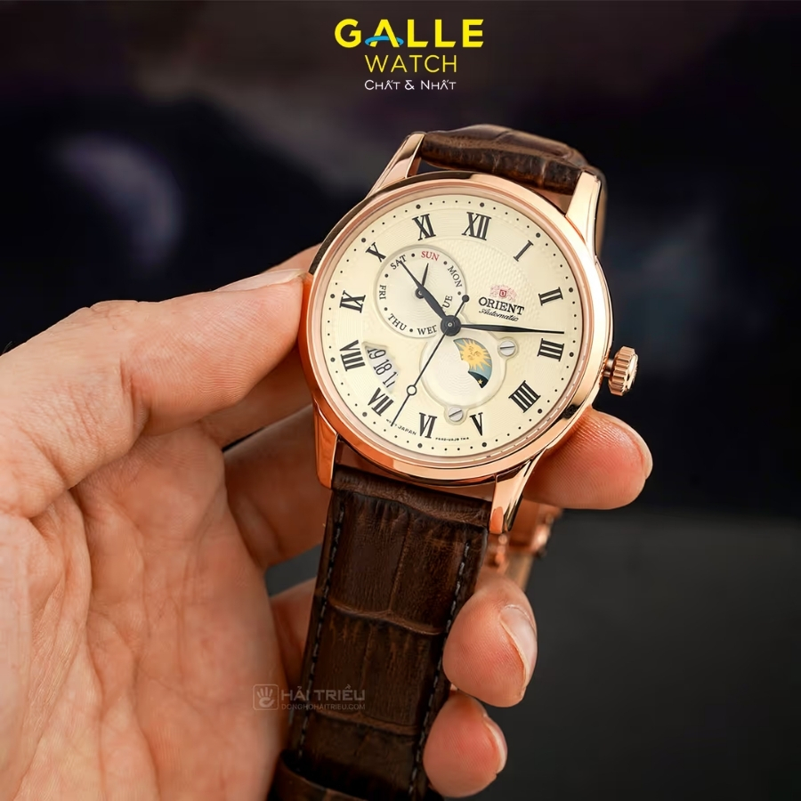 Đồng hồ Orient Mechanical Classic Sun & Moon RA-AK0007S10B