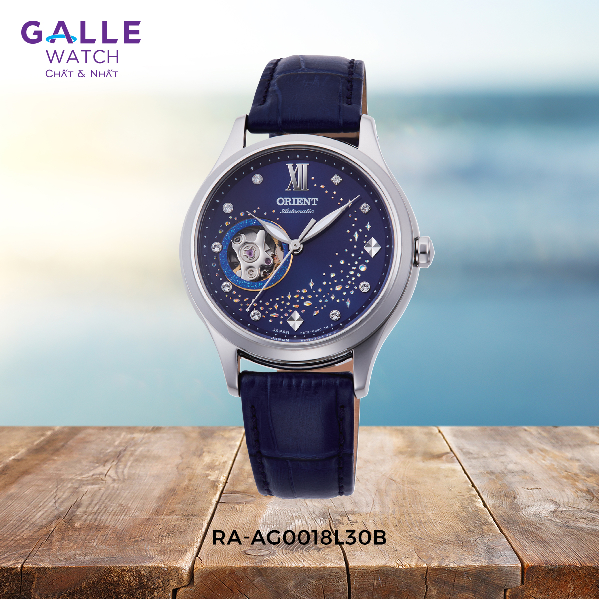 Đồng hồ nữ Contemporary Ladies Semi Skeleton RA-AG0018L30B