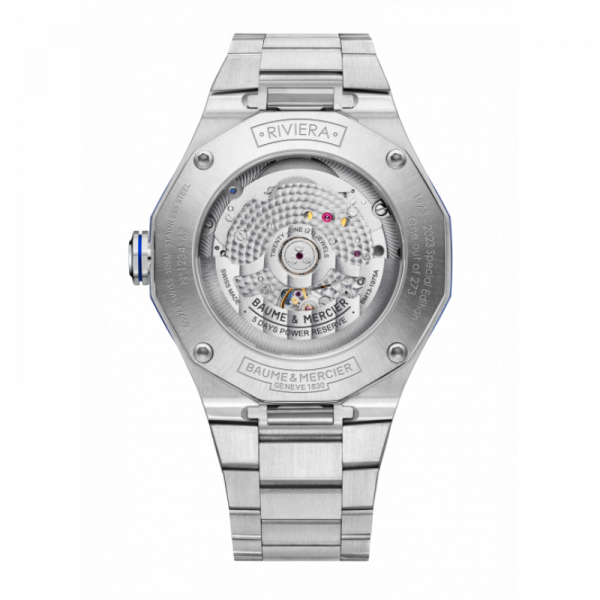 Mặt sau Đồng Hồ Nam Baume & Mercier Riviera Baumatic M0A10749