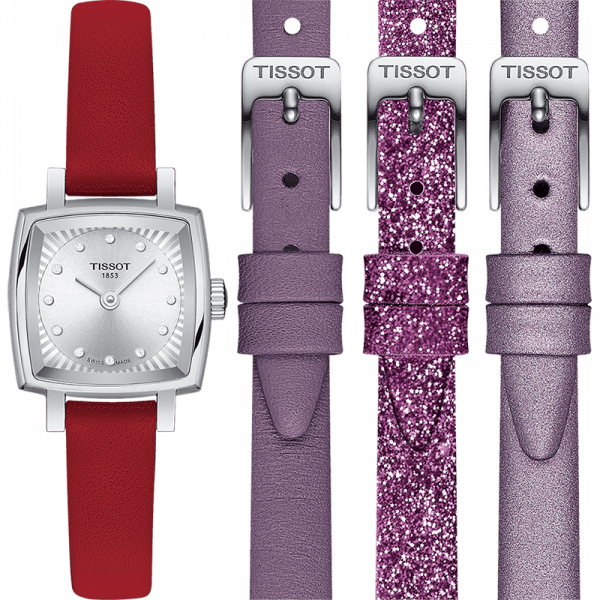 Đồng hồ Tissot T-Lady Lovely Square Valentine T058.109.16.036.00