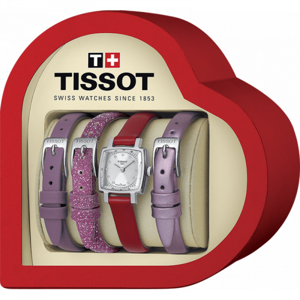 Đồng Hồ Nữ TISSOT T-Lady LOVELY SQUARE VALENTINES T058.109.16.036.00