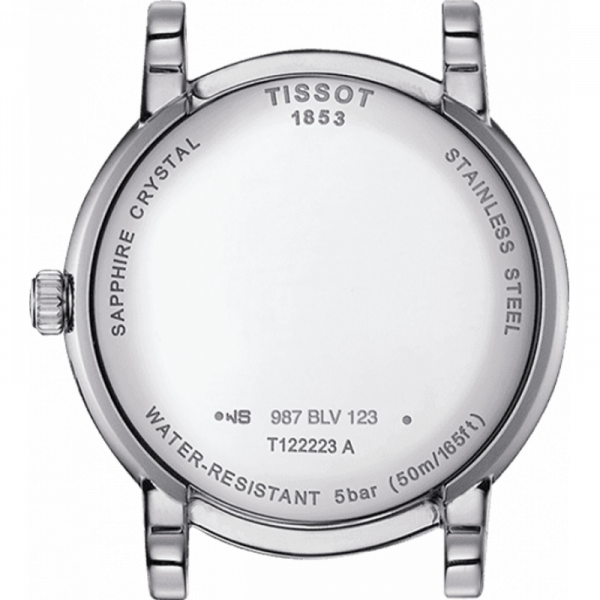 Mặt sau TISSOT T-Classic CARSON PREMIUM T122.223.16.353.00
