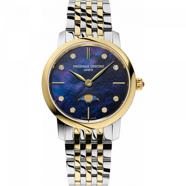 Đồng hồ Nữ Frederique Constant CLASSICS SLIMLINE LADIES MOONPHASE FC-206MPND1S3B