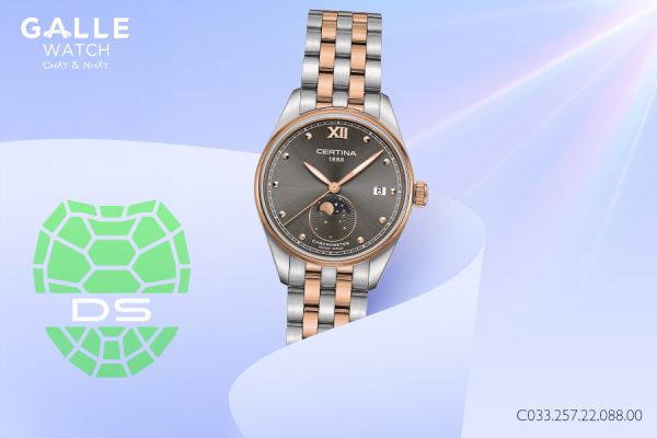 Đồng hồ nữ Certina DS‑8 Moon Phase Lady C033.257.22.088.00