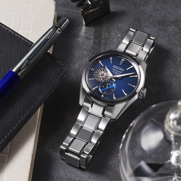 Đồng hồ nam Seiko Presage Sharp Edged Open Heart SPB417J1