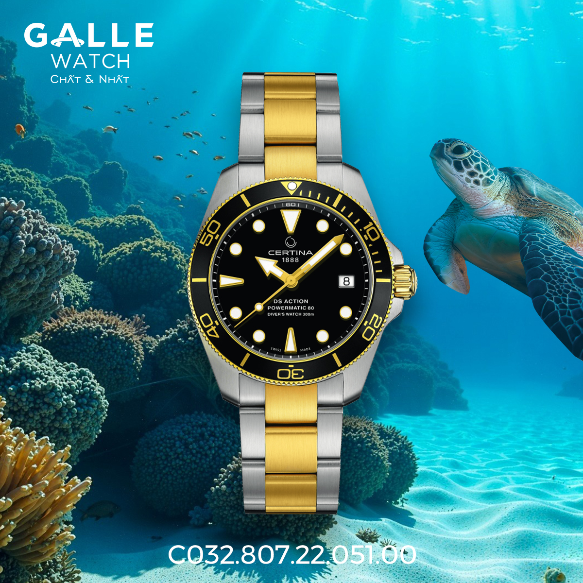 Đồng hồ nam Certina DS Action Diver C032.807.22.051.00