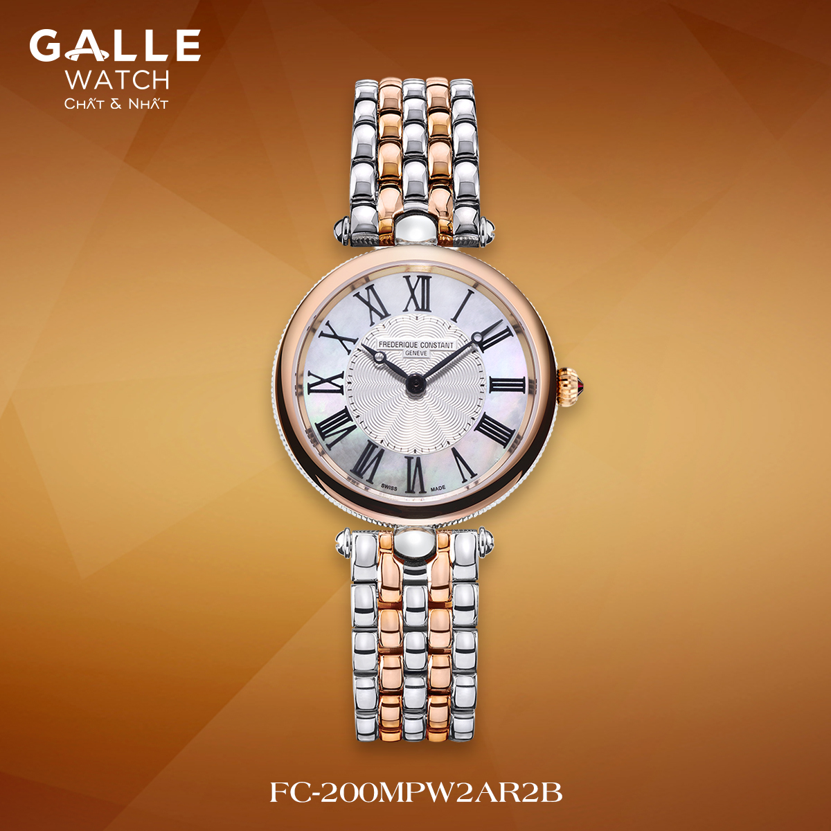 Đồng hồ nữ Frederique Constant Classics Art Deco Round FC-200MPW2AR2B