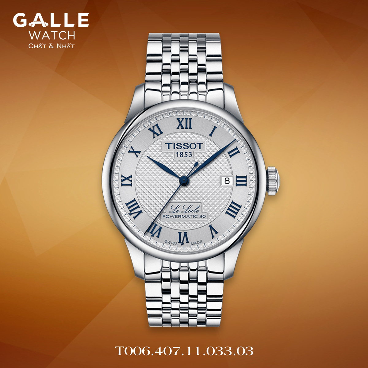 Đồng hồ Tissot T-Classic Le Locle Powermatic 80 T006.407.11.033.03