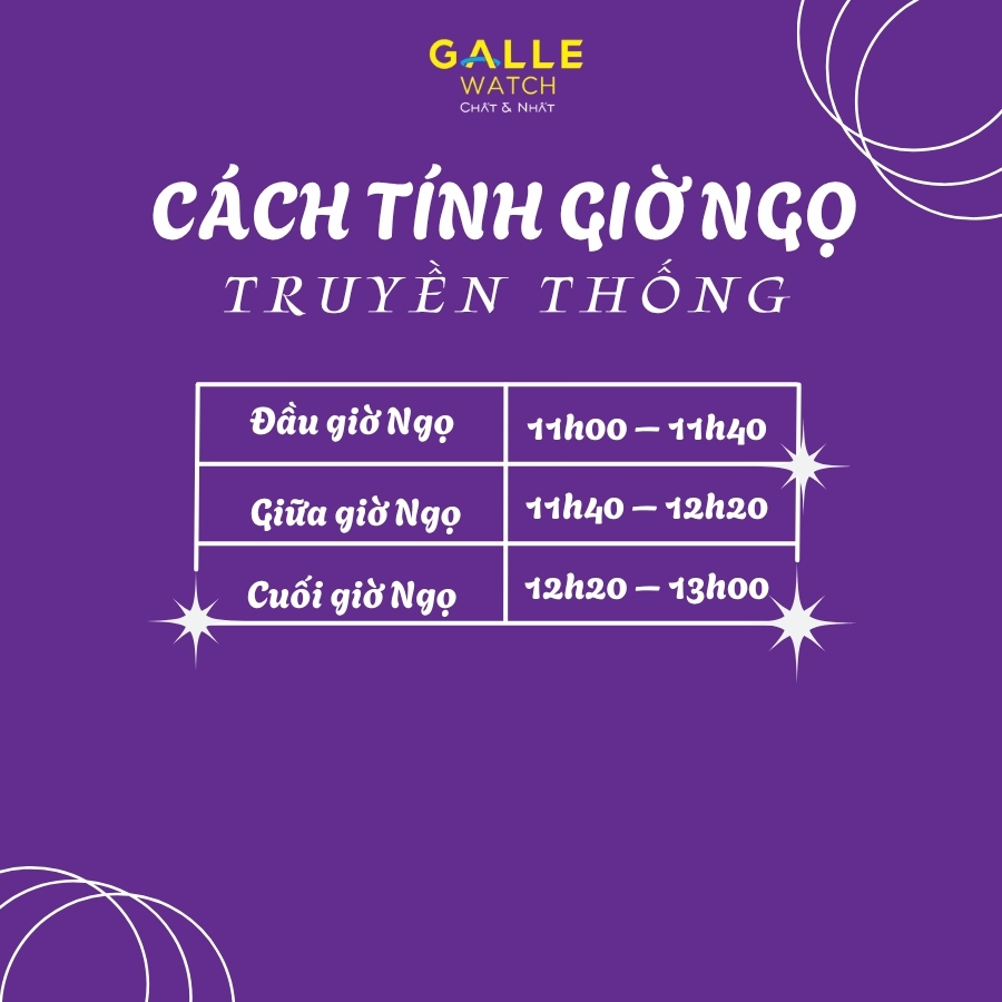 Cách xác định giờ Ngọ
