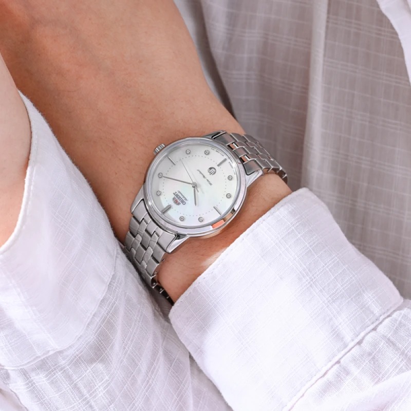 Đồng hồ Orient Mechanical Contemporary Simple Date Ladies RA-NR2007A10B