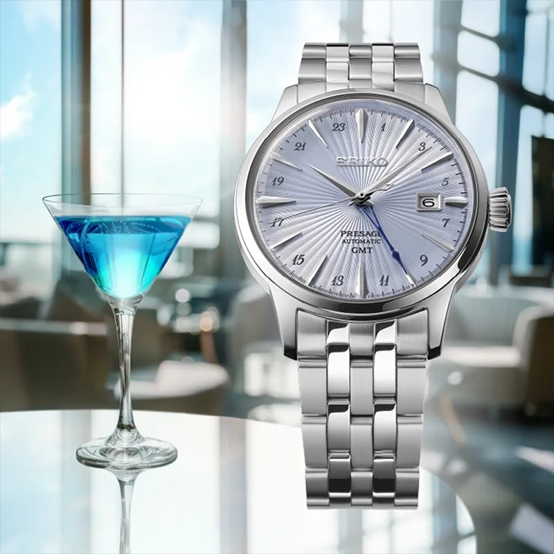 Đồng hồ nam Seiko Presage Cocktail Time GMT SSK037J1