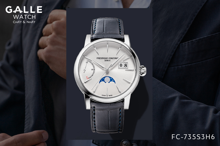 Đồng hồ nam Frederique Constant Manufacture Classic Power Reserve Big Date FC-735S3H6