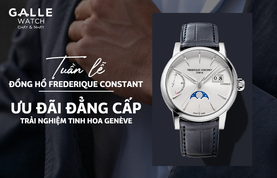 tuần lễ đồng hồ frederique constant
