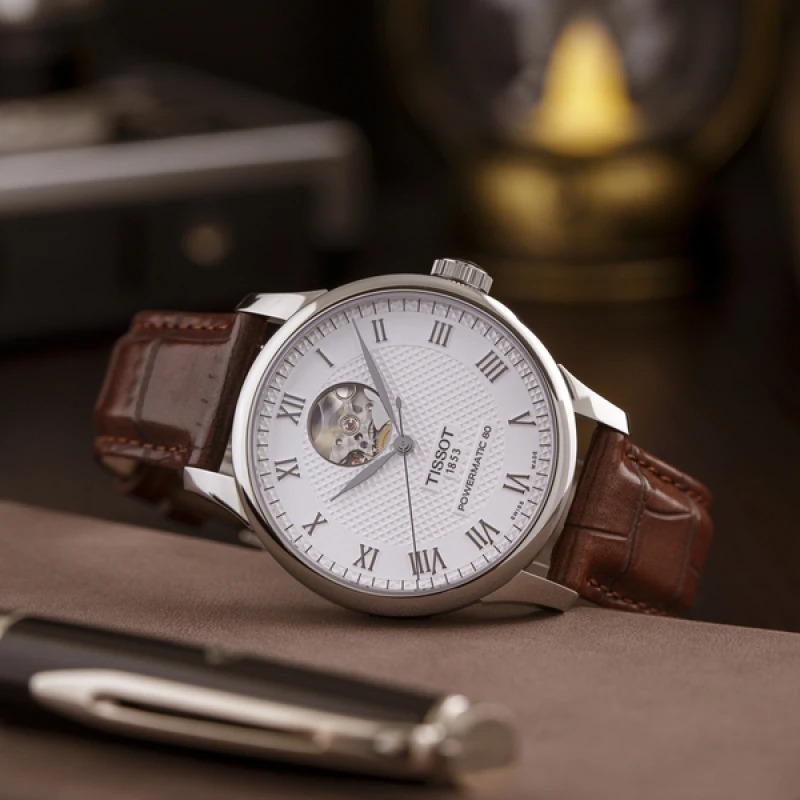 Đồng Hồ Nam TISSOT T-Classic LE LOCLE POWERMATIC 80 OPEN HEART T006.407.16.033.01