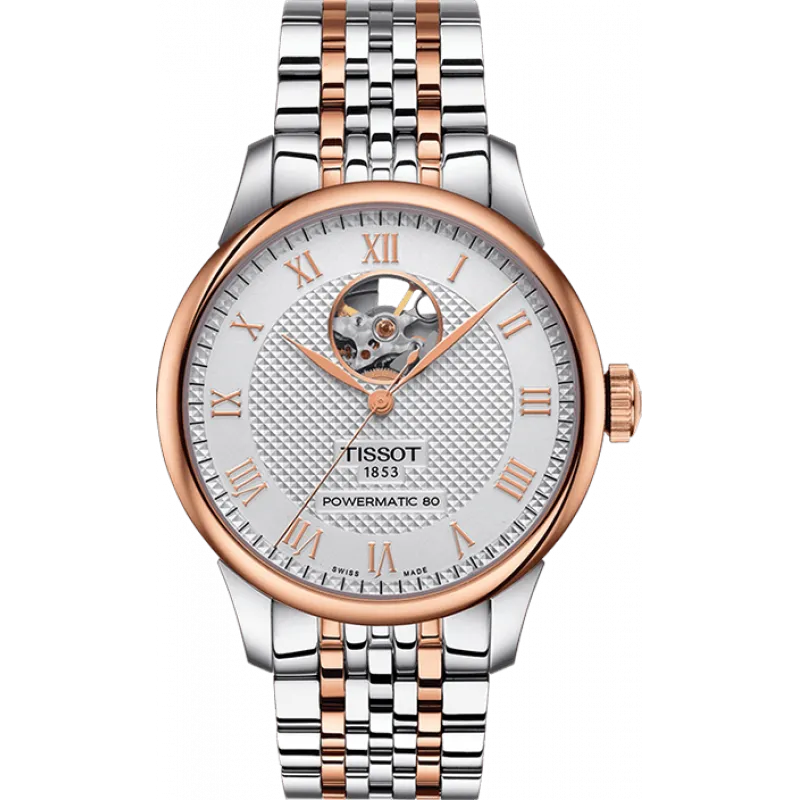 Đồng Hồ Nam TISSOT T-Classic LE LOCLE POWERMATIC 80 OPEN HEART T006.407.22.033.02