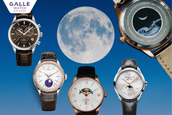 Đồng hồ moonphase là sự kết hợp giữa chức năng tinh xảo và giá trị thẩm mỹ
