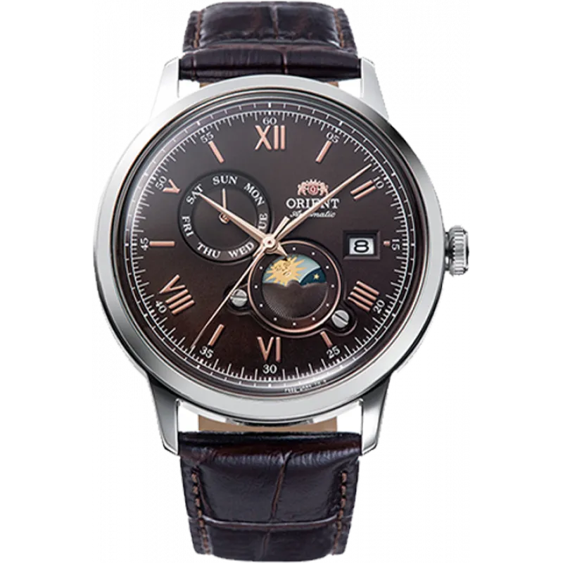 ORIENT Classic Sun and Moon với big date nổi bật và phong cách cổ điển
