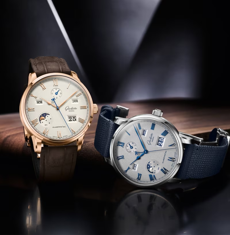 Panorama Date của Glashütte Original – hiển thị ngày đĩa kép đặc trưng, tinh xảo và dễ đọc