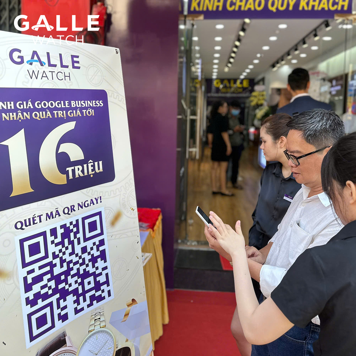 Khai trương cửa hàng đồng hồ Galle 400 Hai Bà Trưng