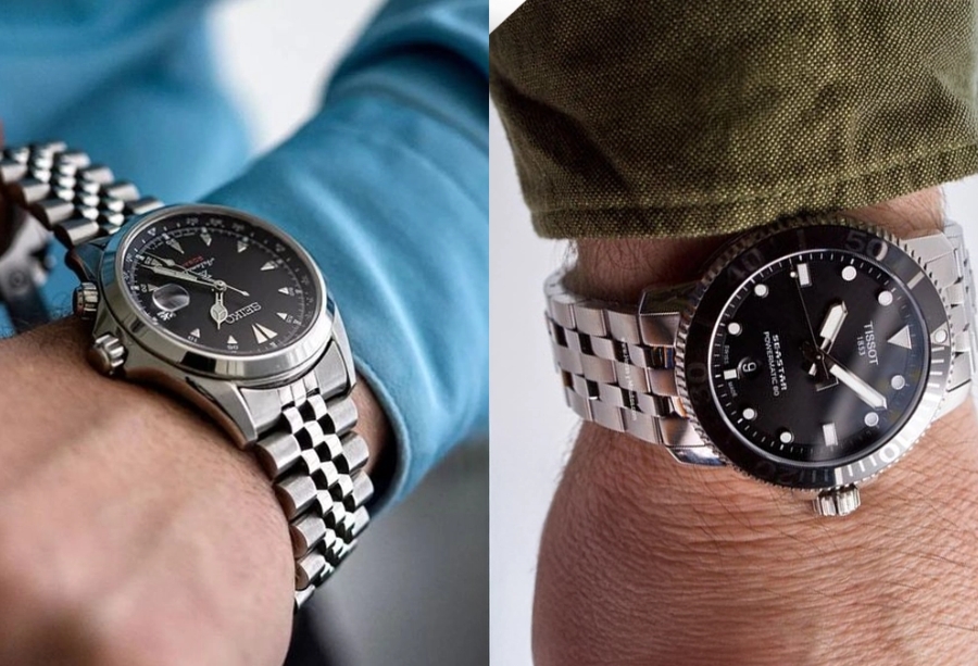 Tissot tự hào với 170 năm giữ vững giá trị truyền thống còn Seiko thì tự hào là người tiên phong cho đồng hồ thạch anh