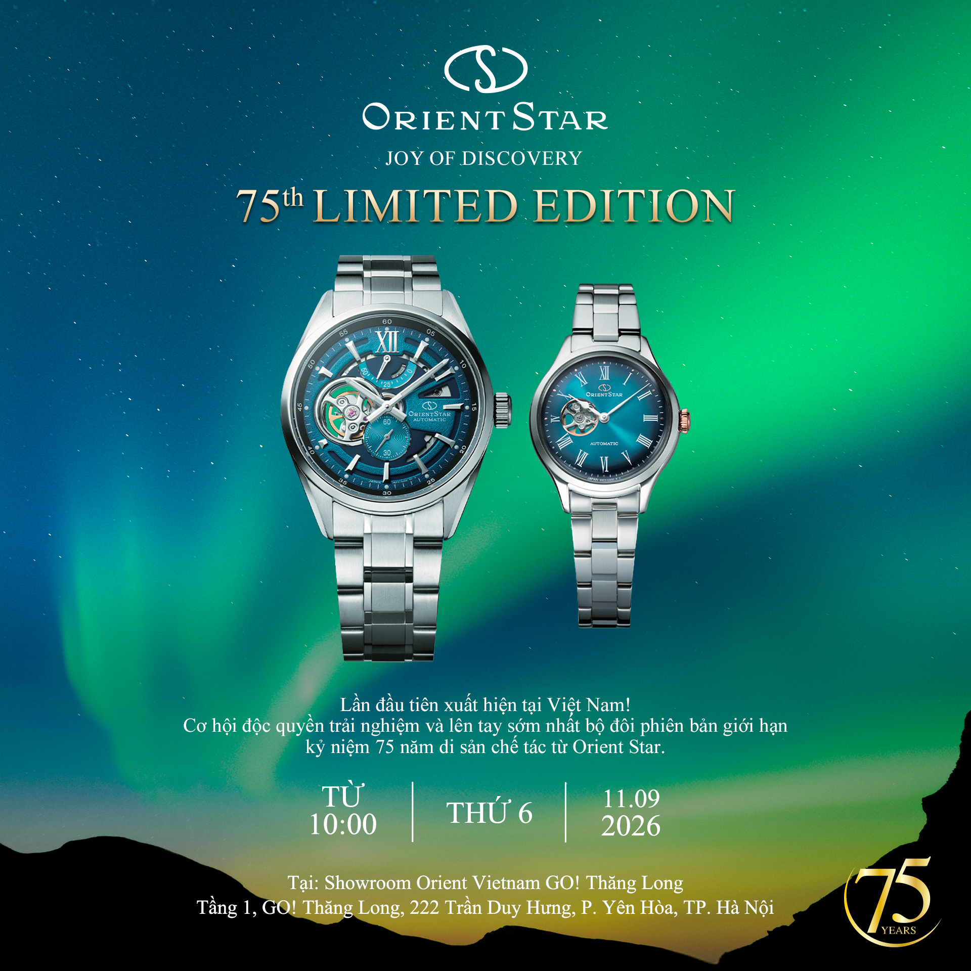 sự kiện orient 75th