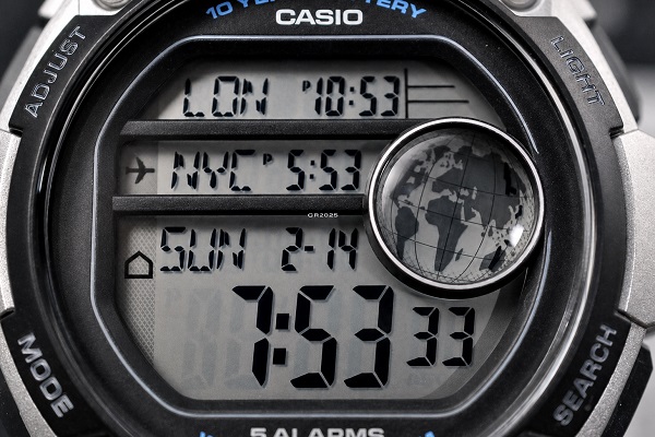 Cài đặt và xem giờ thế giới (World Time - WT) trên đồng hồ casio 4 nút