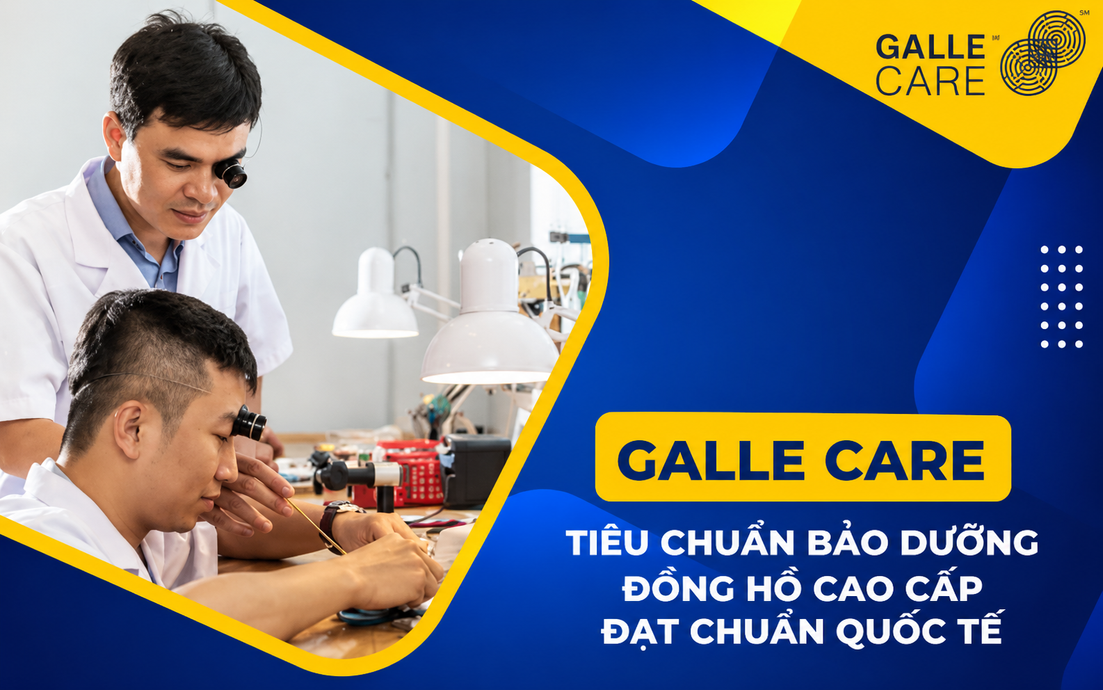 Kỹ thuật viên Galle Care kiểm tra