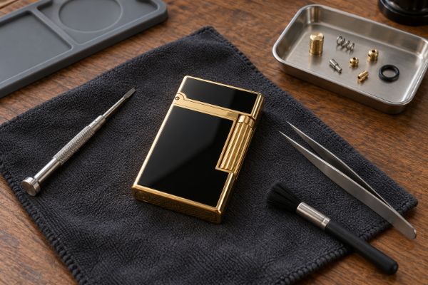 cách tháo bật lửa dupont