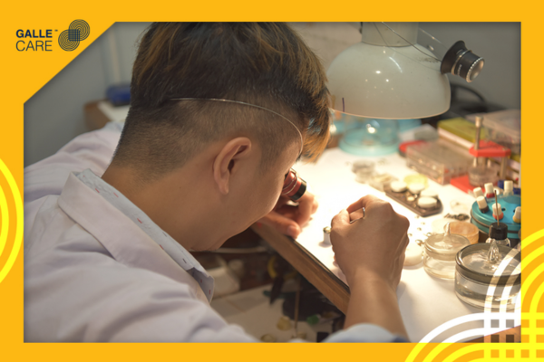 Đội ngũ Galle Care thay pin đồng hồ nhanh chóng, uy tín