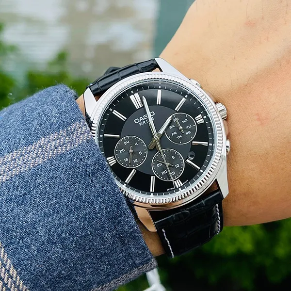 đồng hồ Casio MTP-1375L-1AVDF dây da